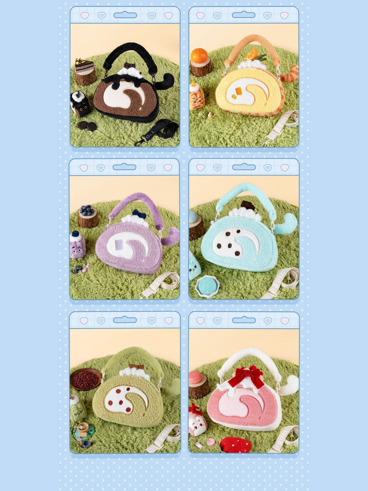 Original Plush Creamy Kitty Cake Rolls Handbag