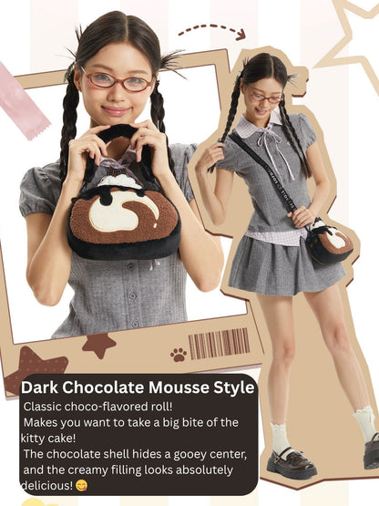Original Plush Creamy Kitty Cake Rolls Handbag