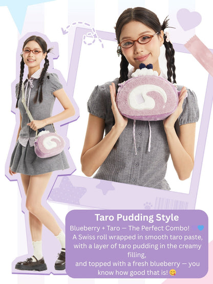 Original Plush Creamy Kitty Cake Rolls Handbag