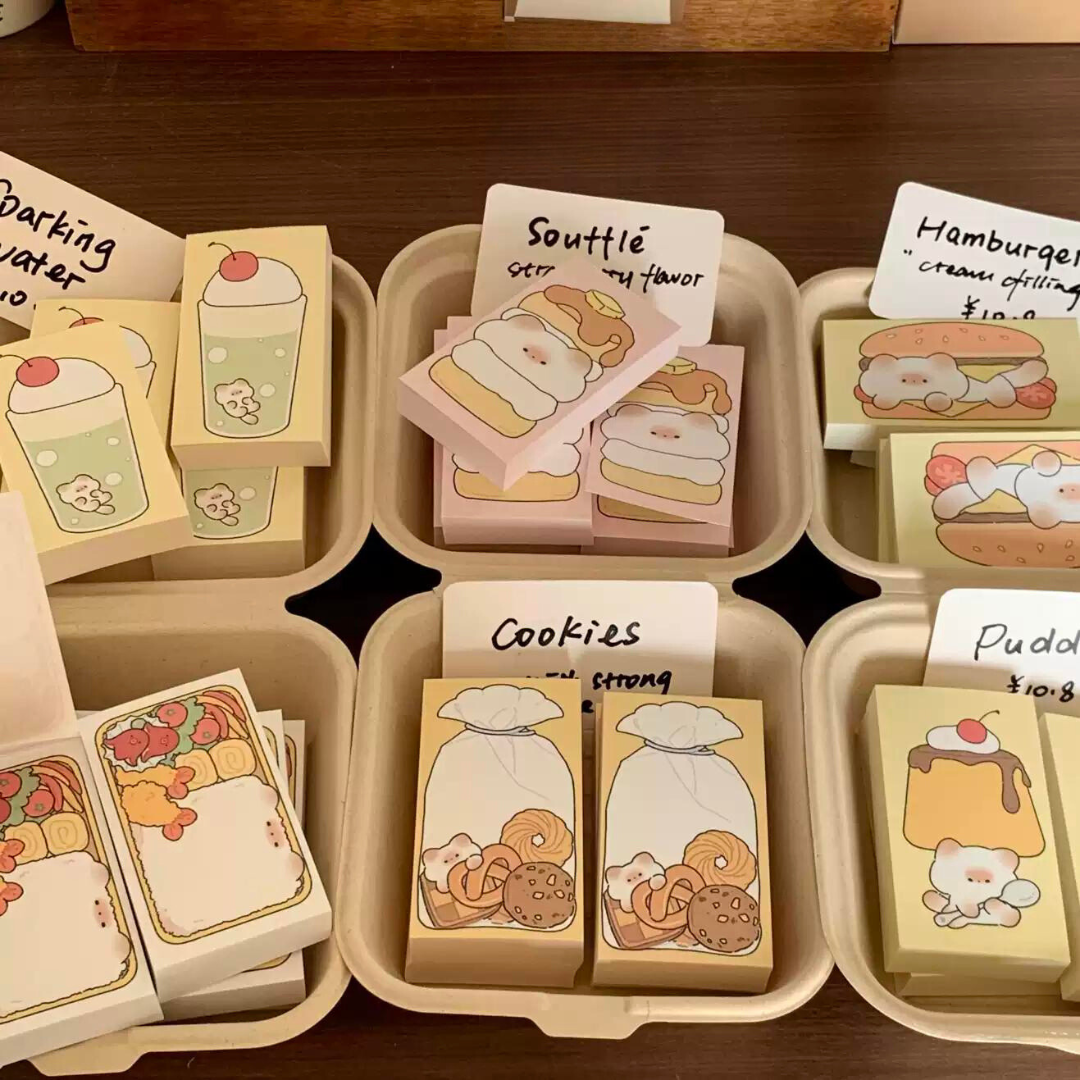 PuPu Food Series, Original Mini Notepad