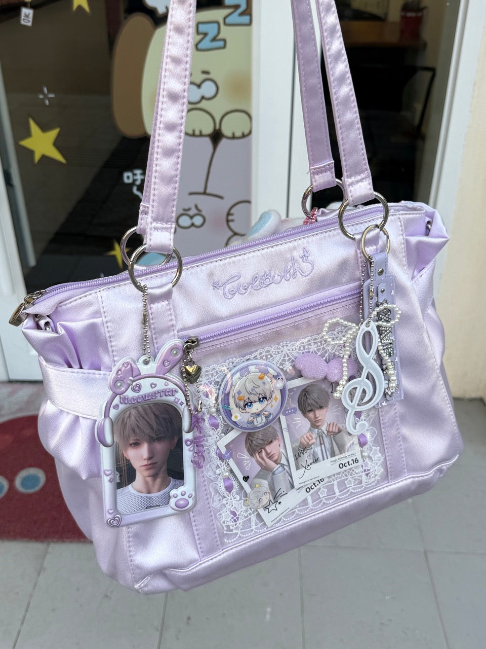Satin Dream K-Pop Ita Crossbody & Shoulder Bag – Fan Support Essentials