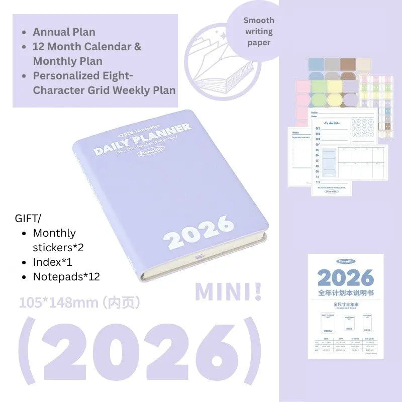 2026 Plan Smarter Daily Planner (A6 & Slim Edition) - SOLD OUT ChicChoi