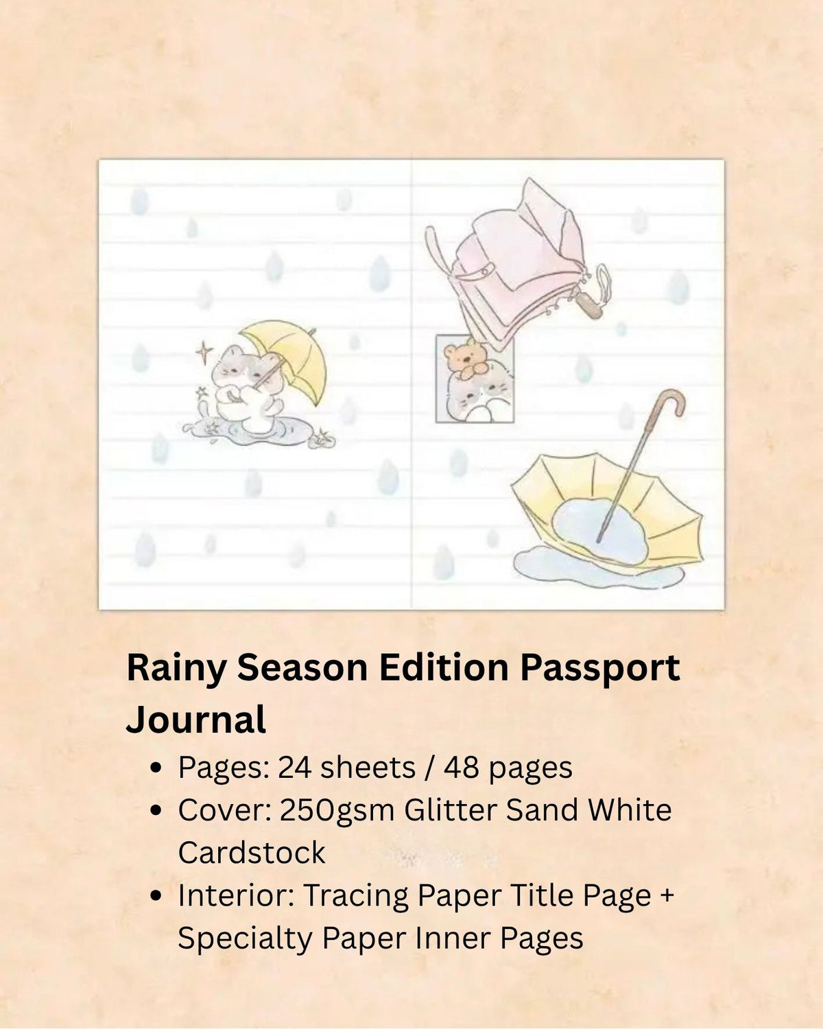 Breycat Standard TN Specialty Paper Mixed Page Journal