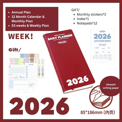 2026 Plan Smarter Daily Planner (A6 & Slim)