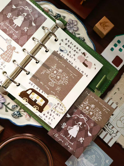 Retro Fairytale Salt-Style Note Paper Pack
