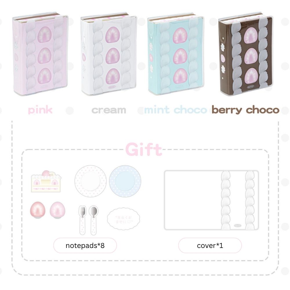 Strawberry Cake Edge-Gilded A7 Journal & Memo Pad