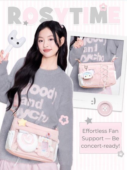 Rosytime K-Pop Ita Crossbody Bag – Fan Support Essentials