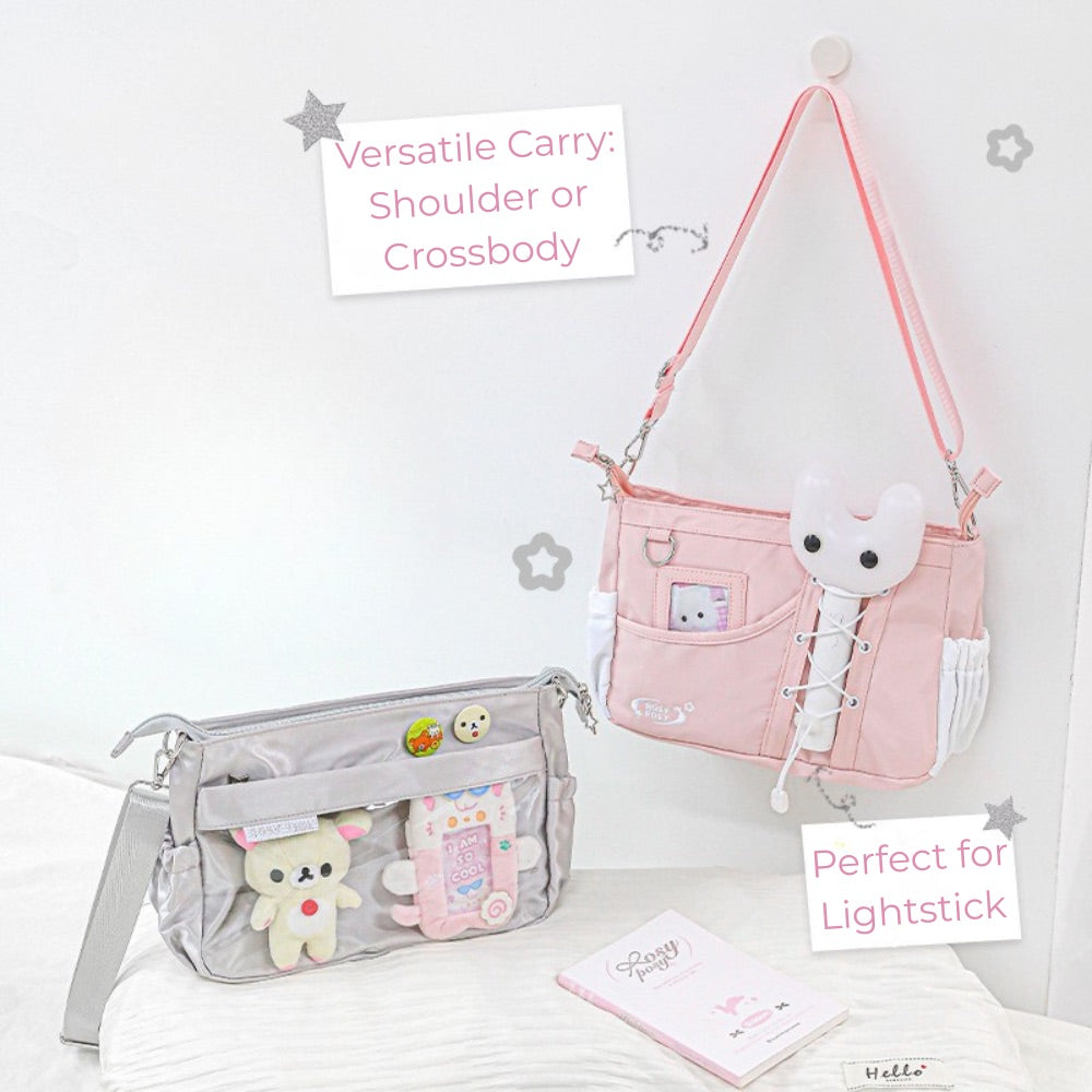 Rosytime K-Pop Ita Crossbody Bag – Fan Support Essentials