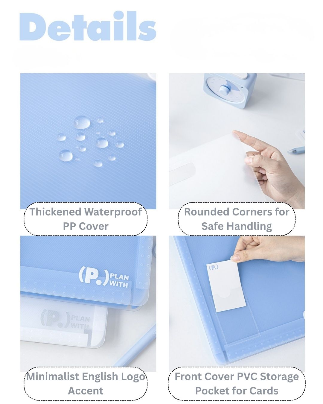 Portable Standing Accordion Folder
