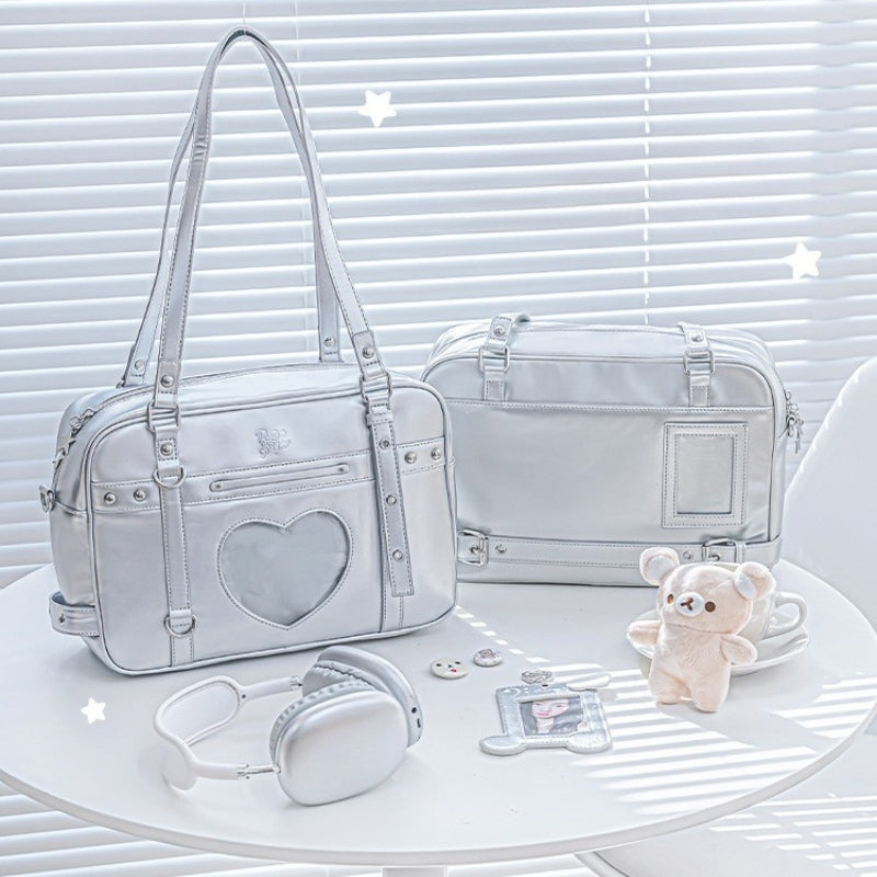 Cyber-Chic Crossbody Shoulder Ita Bag