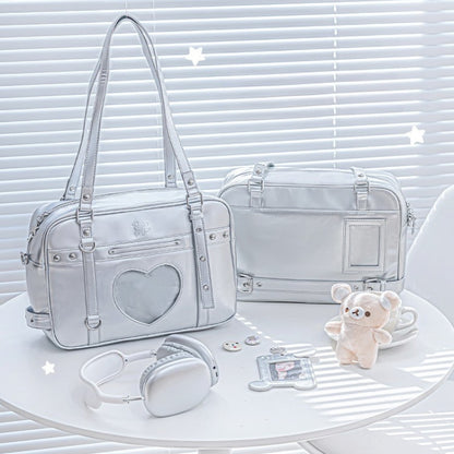 Cyber-Chic Crossbody Shoulder Ita Bag