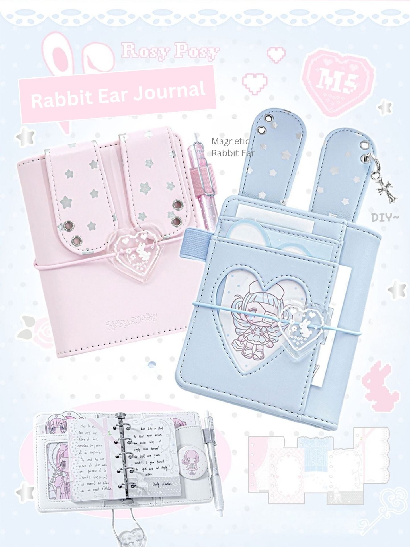 Bunny Ears M5 Binder Journal