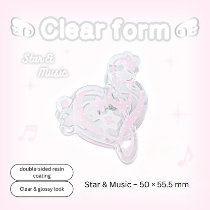 Clear Series Acrylic Cute Organizer Clips