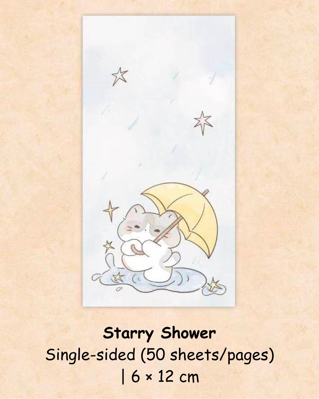 Original Rainy Season Memo Pad Set