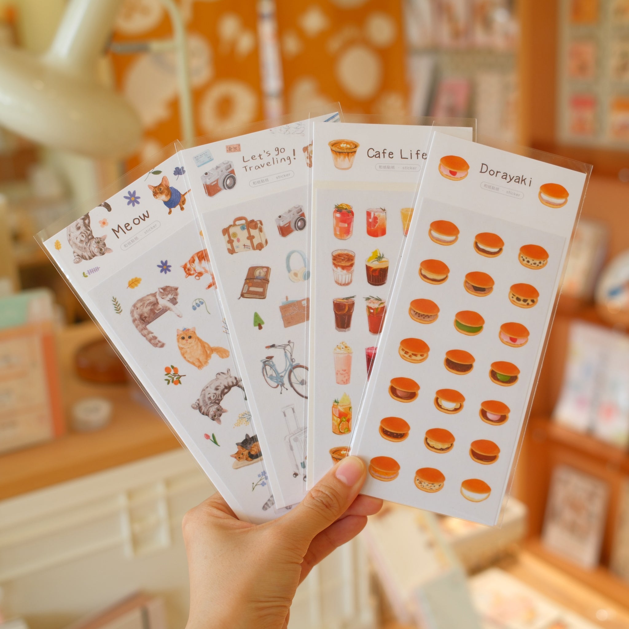 Chubby Paws & Sweet Treats Original Washi Die-cut Sticker