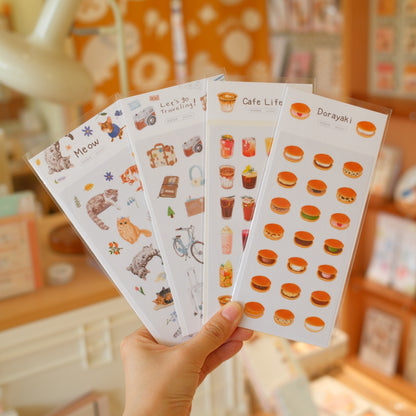 Chubby Paws & Sweet Treats Original Washi Die-cut Sticker