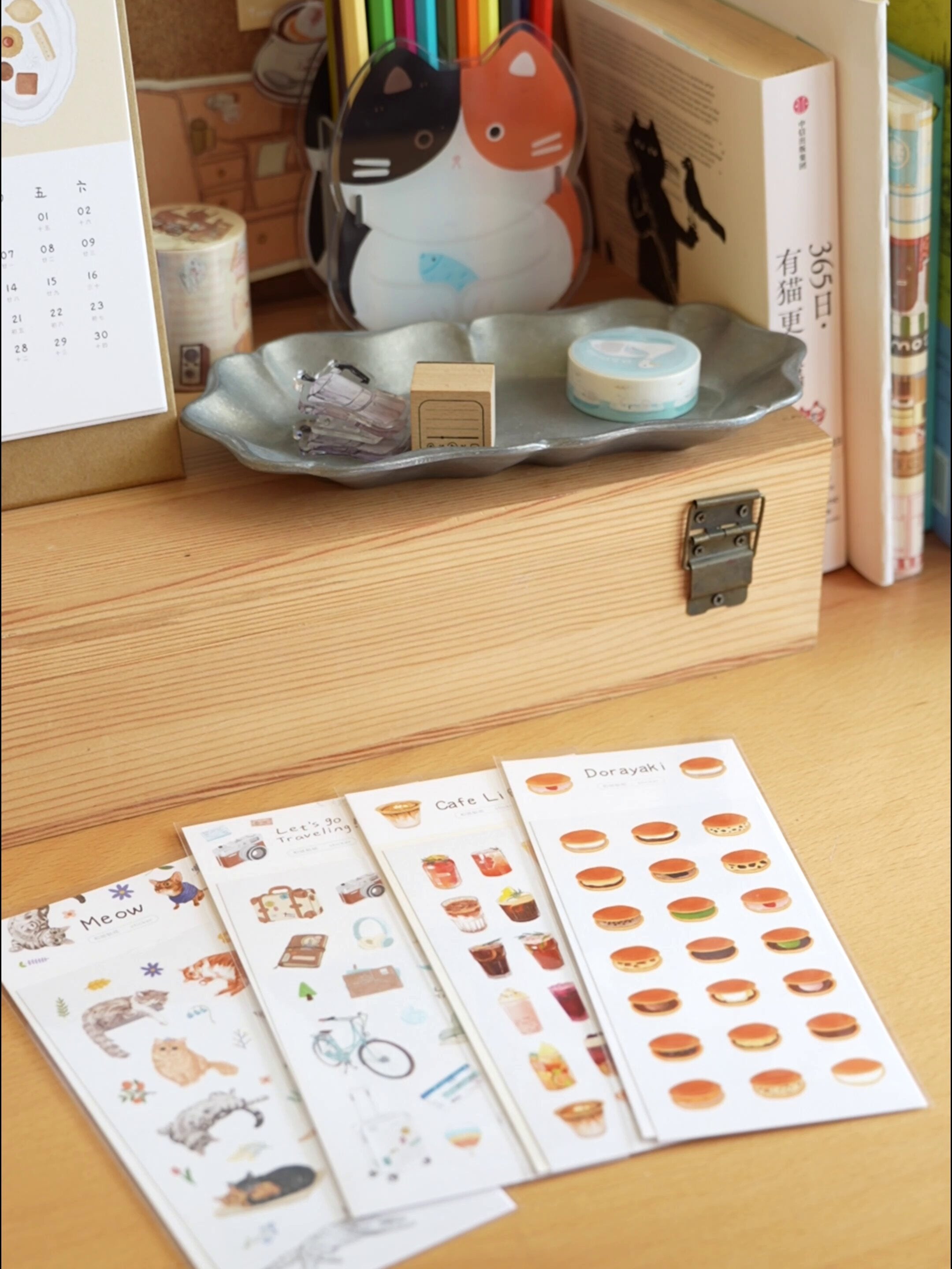 Chubby Paws & Sweet Treats Original Washi Die-cut Sticker