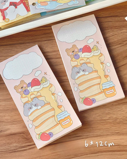 Cute Dessert Cafe Memo Pad Set