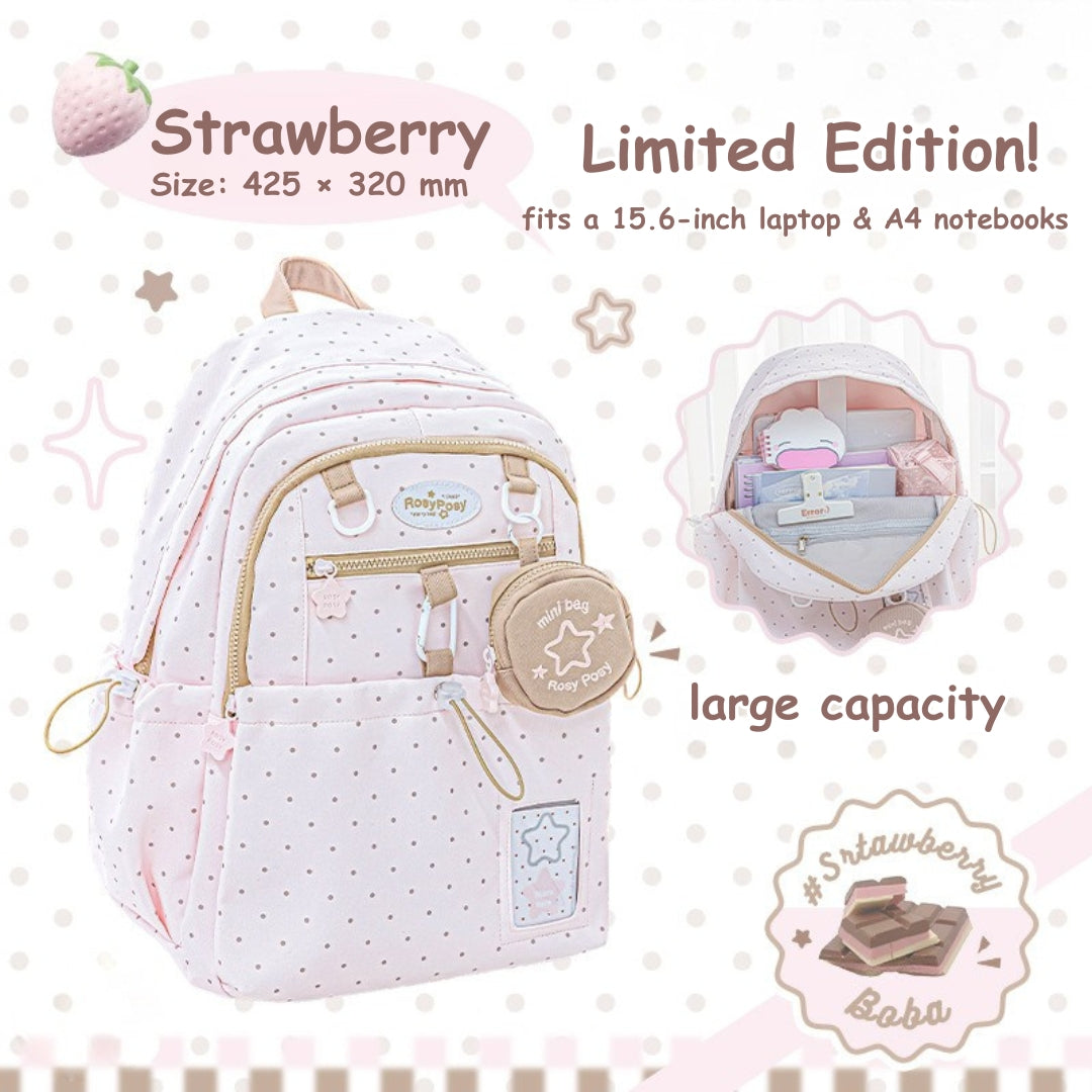 Limited Color Edition – Cream Star Drawstring Backpack
