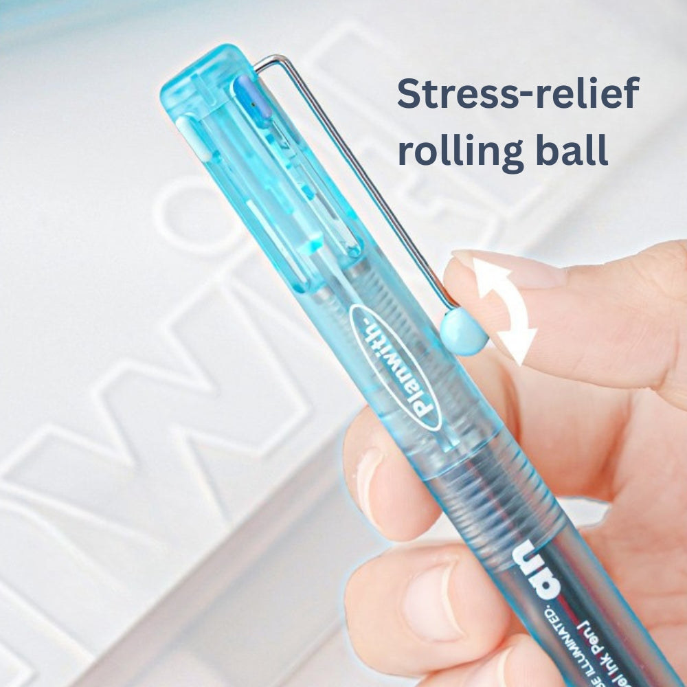 Transparent Frosted Mindflow 4-in-1 Stress-Relief Pen