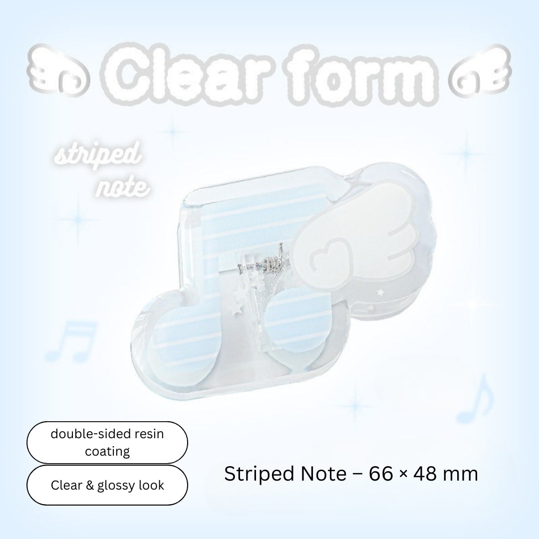 Clear Series Acrylic Cute Organizer Clips