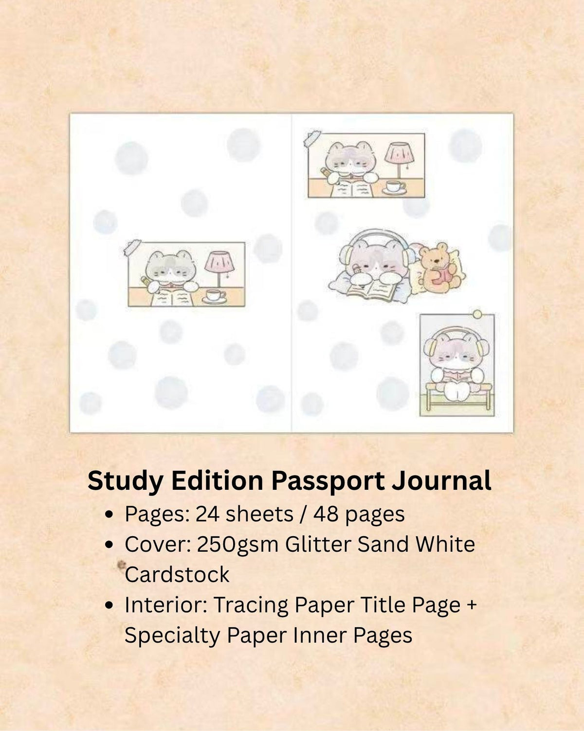 Breycat Standard TN Specialty Paper Mixed Page Journal