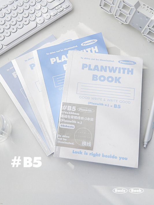 B5 Basic Series Back-Binders Notebook Set