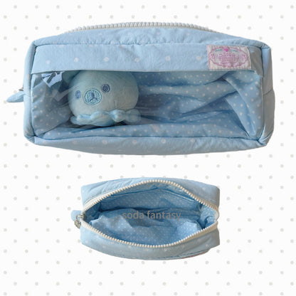 Original Aqua Polka Dot Pencil Pouch