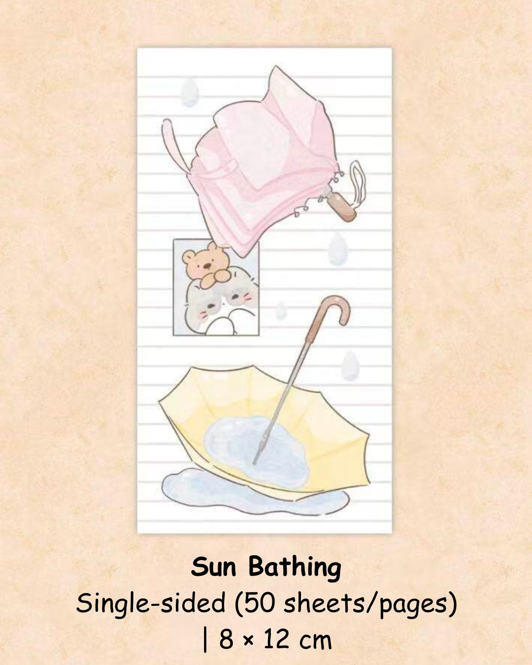Original Rainy Season Memo Pad Set
