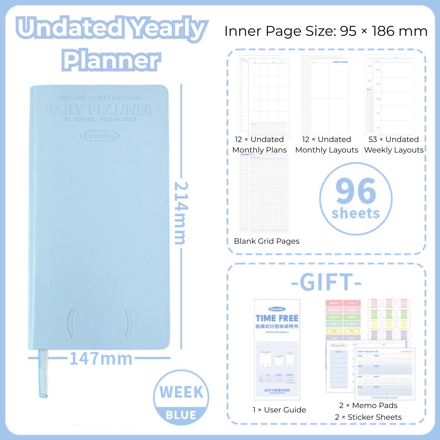 The Breeze Undated Planner