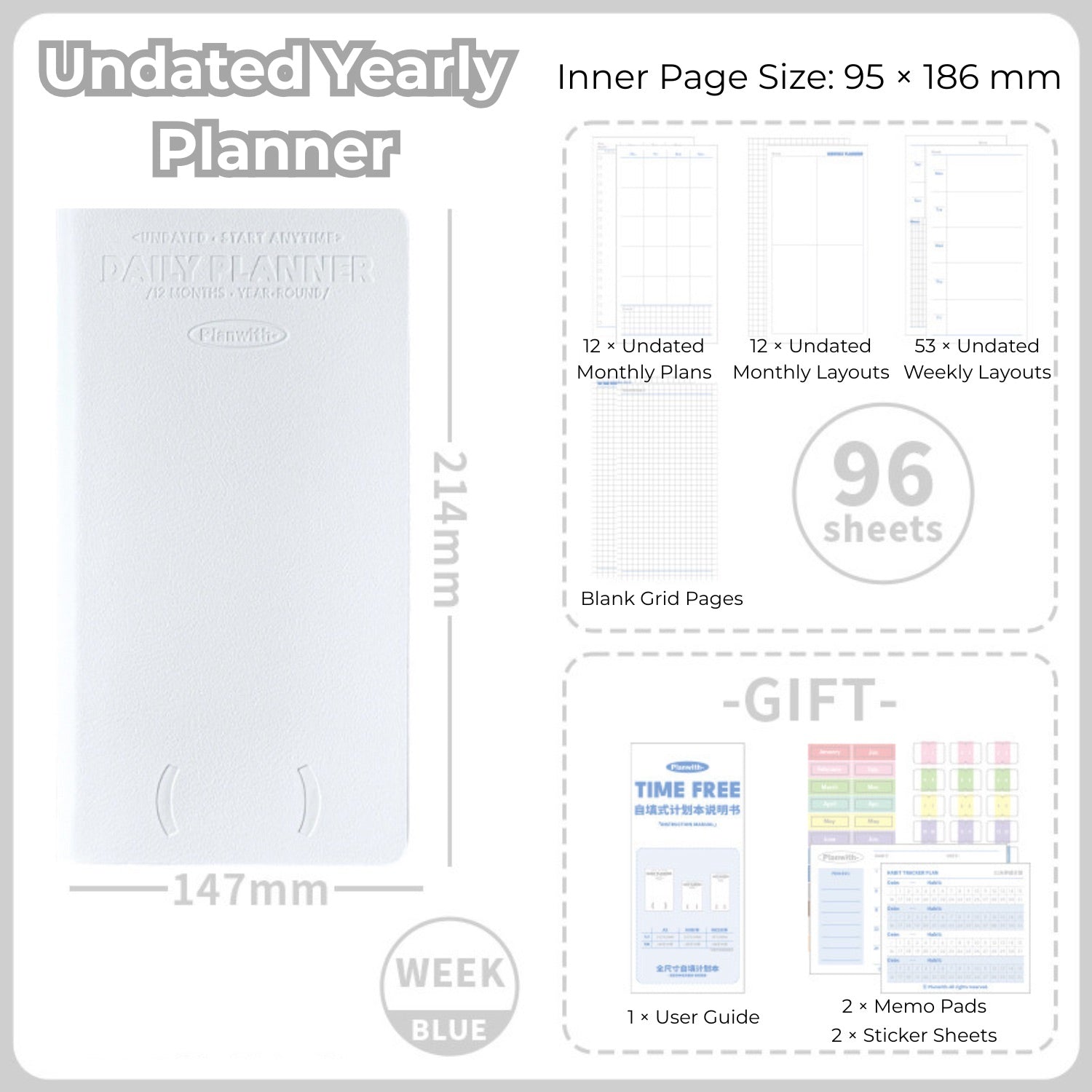 The Breeze Undated Planner