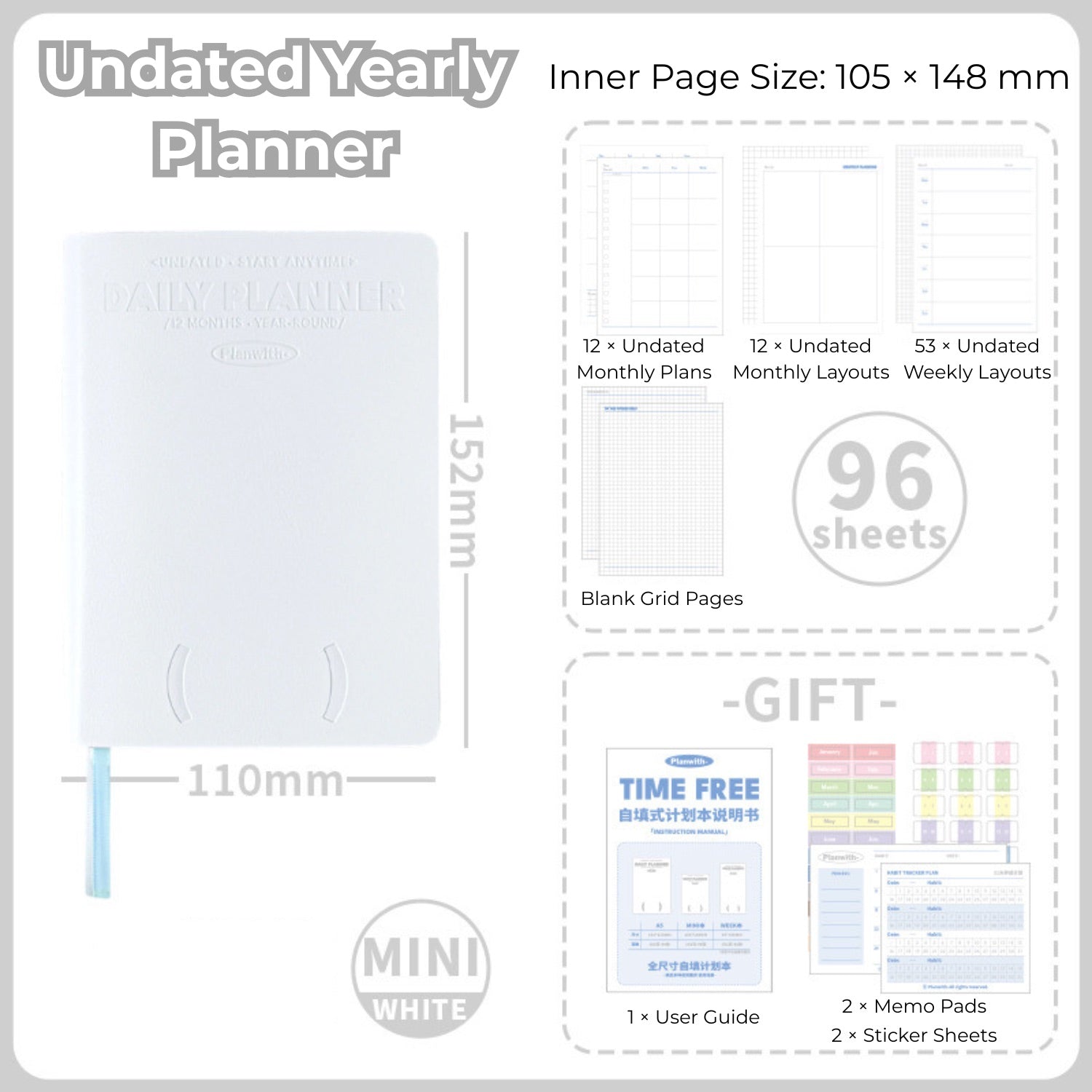The Breeze Undated Planner