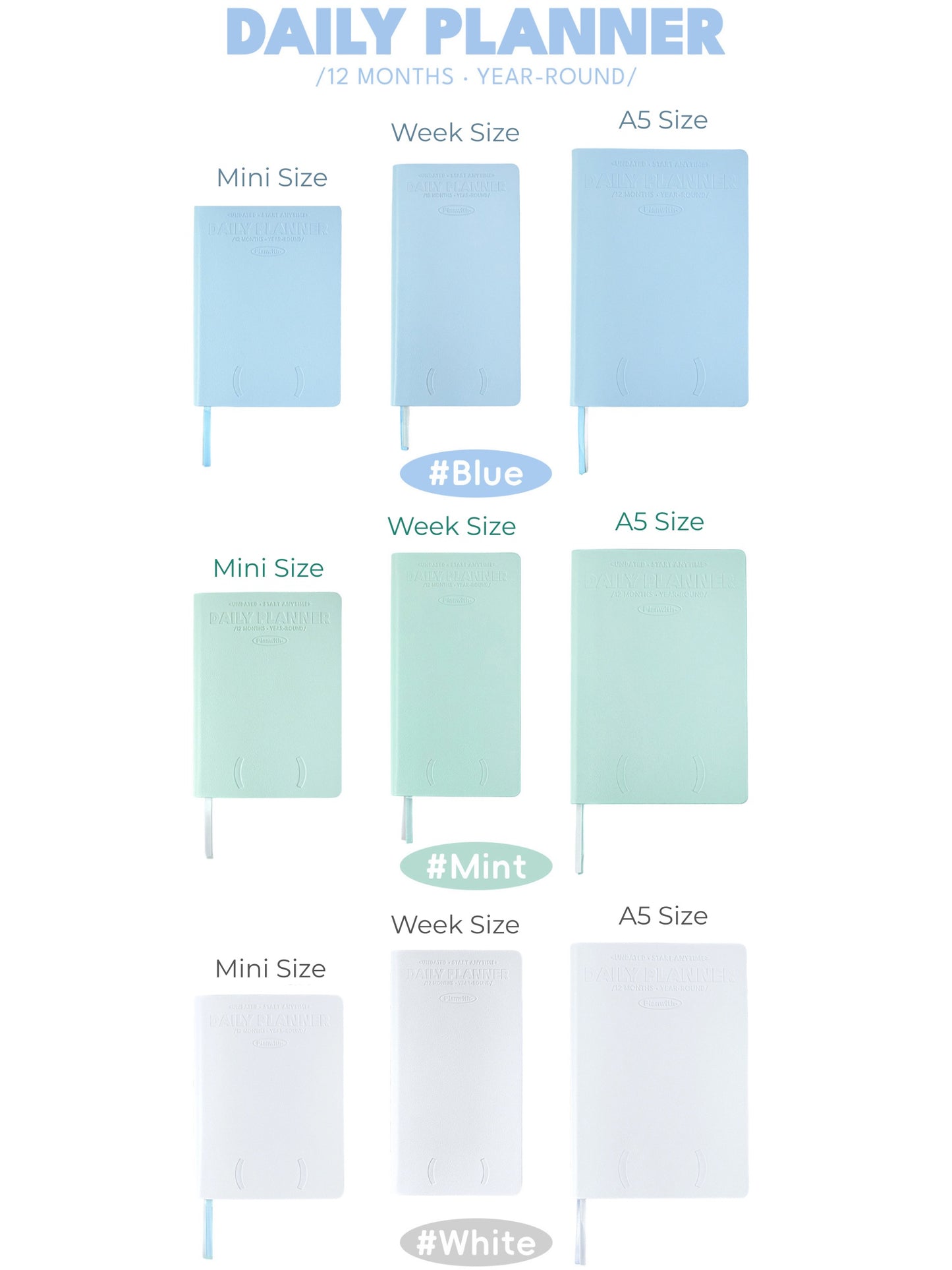 Time Free Undated Yearly Planner