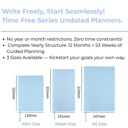 Time Free Undated Yearly Planner