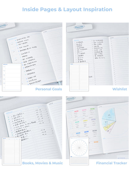 Time Free Undated Yearly Planner