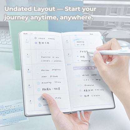Time Free Undated Yearly Planner