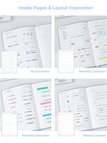 Time Free Undated Yearly Planner