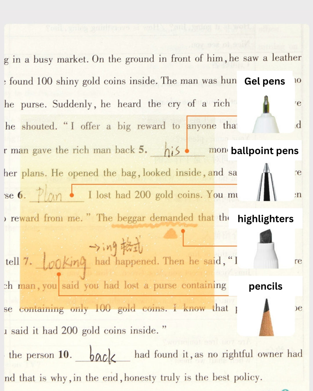 Twilight Pearl Gradient Transparent Sticky Notes