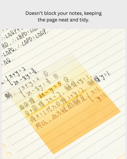 Twilight Pearl Gradient Transparent Sticky Notes