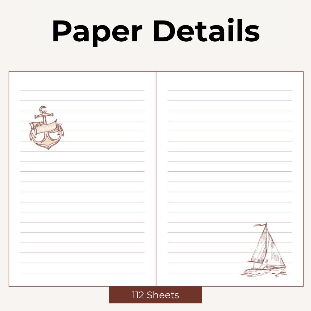 Vintage B6 Combination PU Leather Code Lock Journal