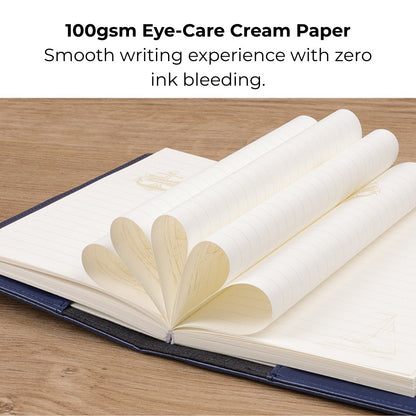 Vintage B6 Combination PU Leather Code Lock Journal