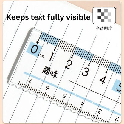 Eye-Ease Flow Clear Anti-Fatigue Ruler (15cm & 20cm)