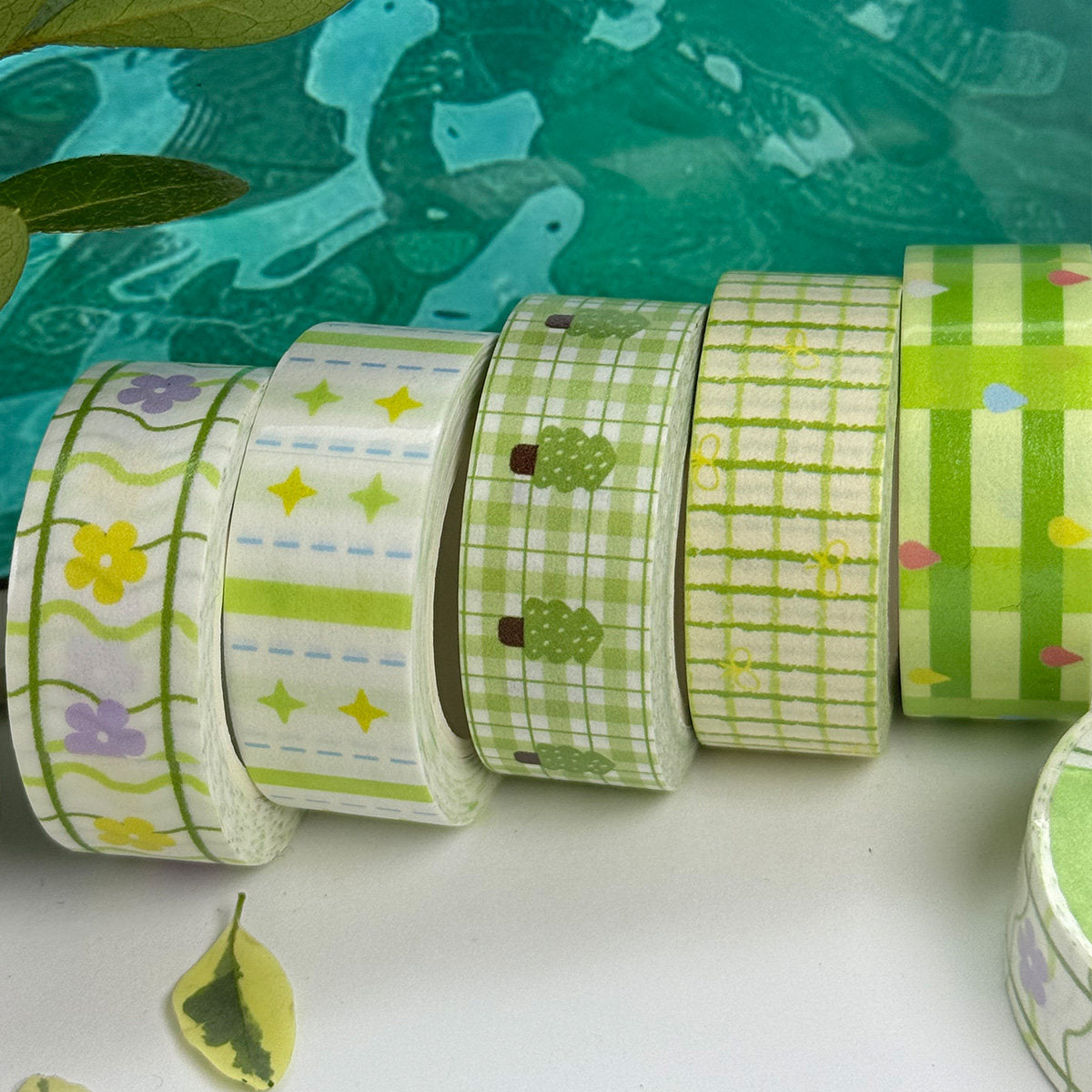 Morning Green Series Washi Tape