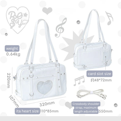 Cyber-Chic Crossbody Shoulder Ita Bag