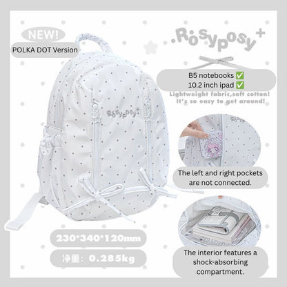 Lightweight Nylon Egg-Shaped Daily Backpack