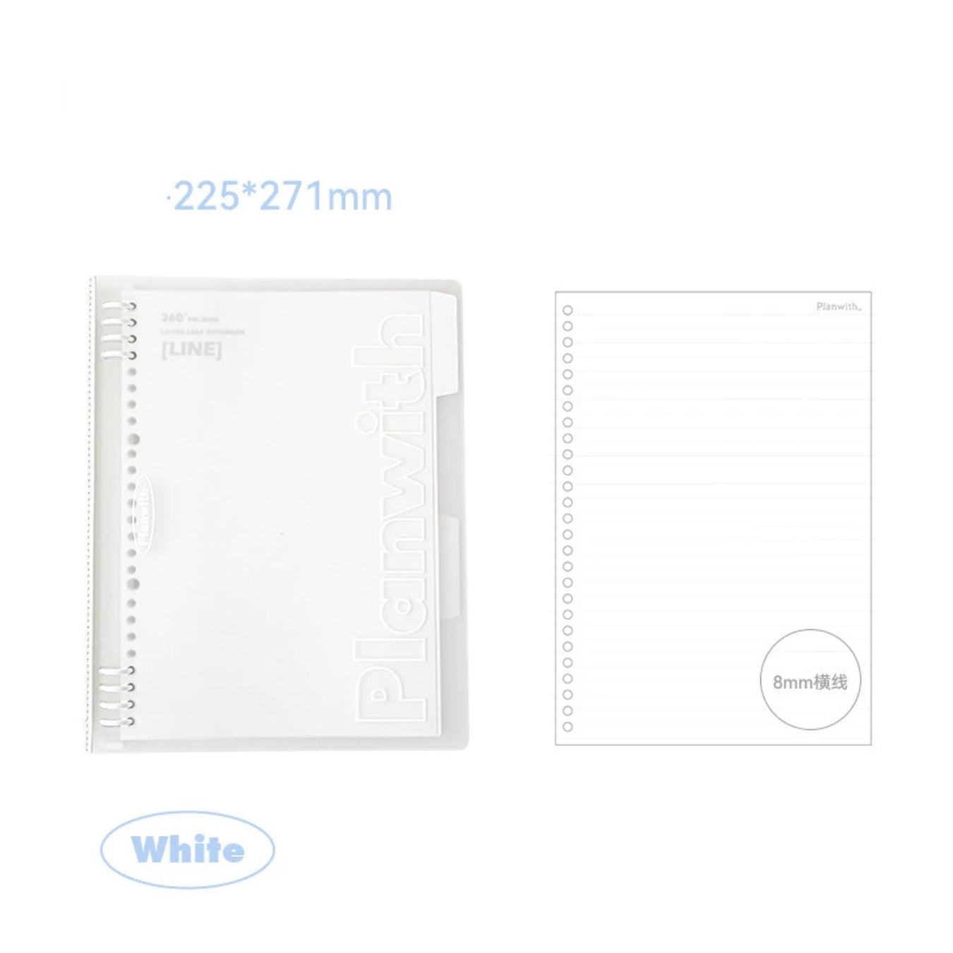 B5 Lay-Flat Flexible Ring Binder
