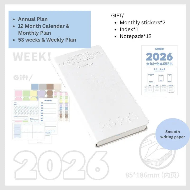 2026 Plan Smarter Daily Planner (A6 & Slim Edition) - SOLD OUT ChicChoi