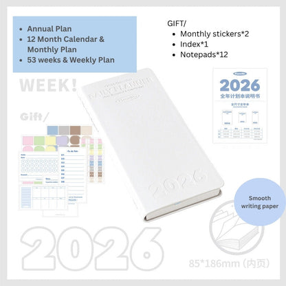2026 Plan Smarter Daily Planner (A6 & Slim)