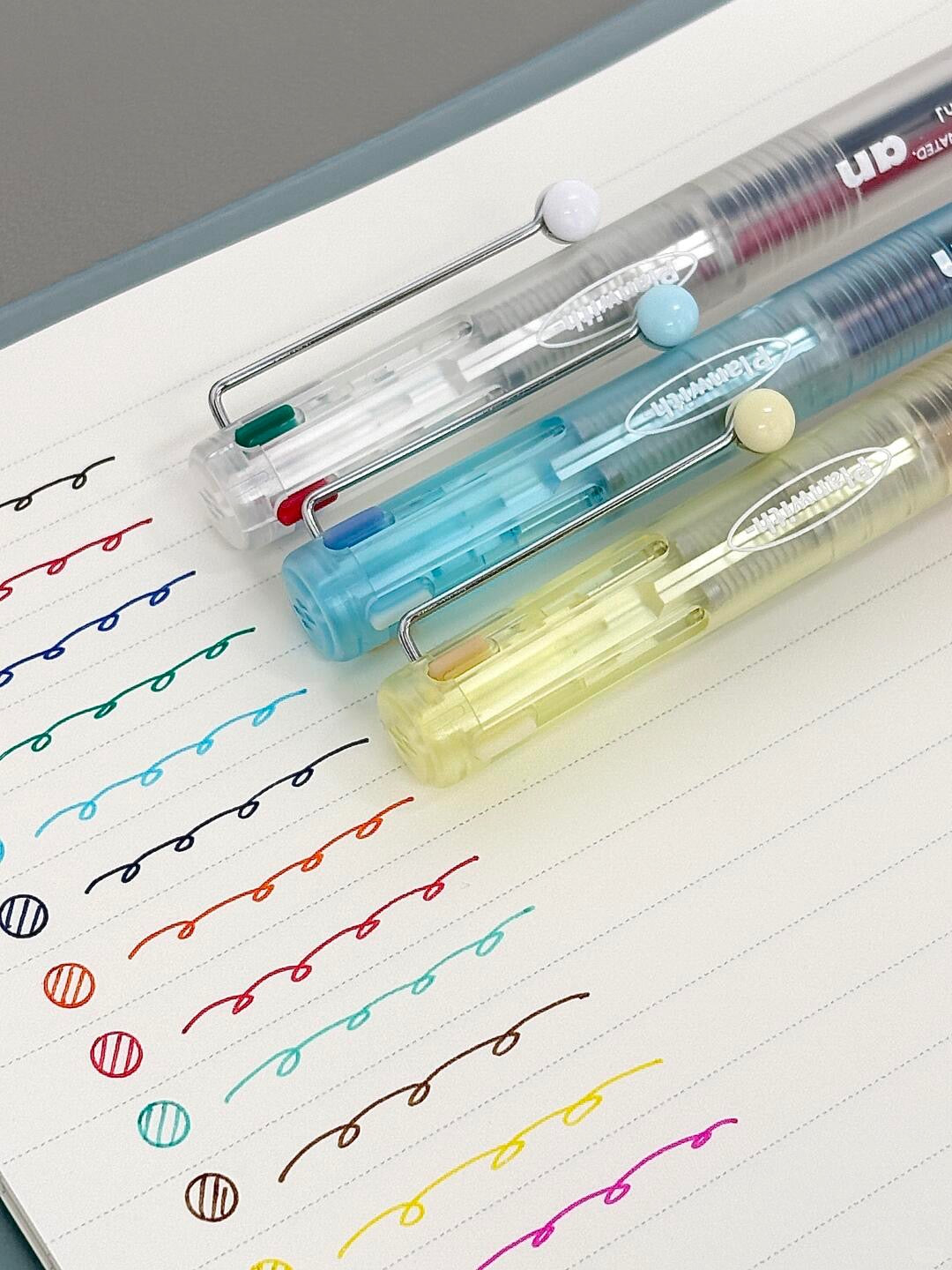 Transparent Frosted Mindflow 4-in-1 Stress-Relief Pen