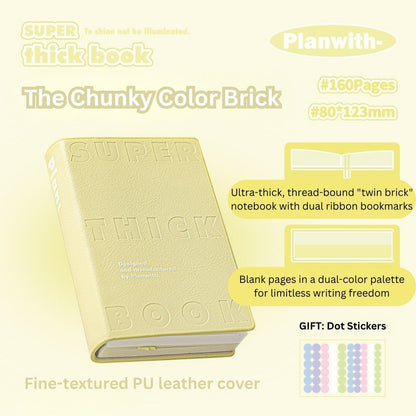 Chunky Color Brick Pocket Journal